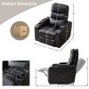 Power reclining chair Black color