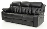 Glory Furniture Daria G683-RS Reclining Sofa , BLACK