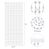 Crystal Beaded Curtain Acrylic Hanging Door Beads String Curtain for Doorway Party Wedding Decor 35.5 x 79 Inces