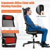 High Back Mesh Office Chair with Heating Headrest