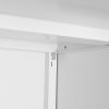 Office furniture Copier Cabinet white 2 door steel copier stand mobile pedestal file Printer Stand